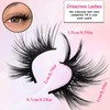 Half-eye False Eyelashes, 7 Pairs Natural Faux Lashes, Volumized False