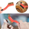 6 Pieces Wire Brush Set, Stainless Steel Carbon Brass Nylon