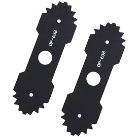 2 PCS Lawn Mower Edger Blades with Teeth, Lawn Trimming Machine Blade, Electric Lawn Edger Blade Compatible with Ryobi Edger RY13050 RY13050A RY15518 RY40030, Heavy Duty Steel Edger Blade Replacement