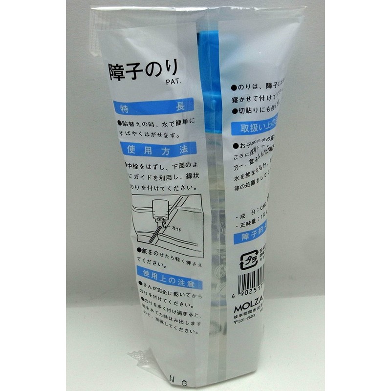 Molza One-Touch Shoji Glue, 5.3 oz (150 g)