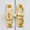 Wocoe Gold 90/180 Degree Barn Door Lock - Zinc Alloy
