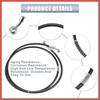 ACROPIX 55.12" Length 10mm ID Motorcycle Hydraulic Brake Line Oil