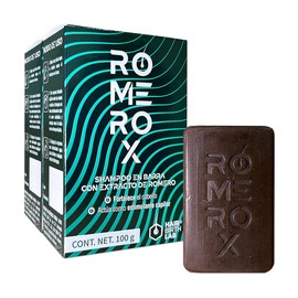 HAIR BIRTH LAB Shampoo Sólido Anticaída Romerox con Extracto de Romero | Fortalece y Estimula el Crecimiento Capilar | 2 Barras Naturales