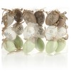 com-four® 18 x Decorative Easter Hangers - Plastic Easter Eggs