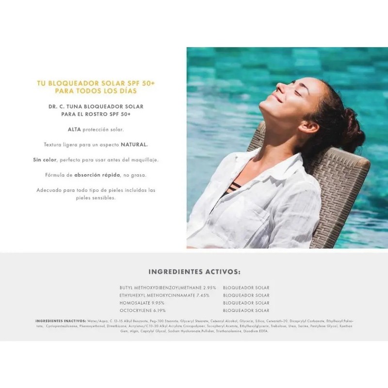 Bloqueador Solar Fps 50 Sun Body Lotion Dr. C Tunafarmasi.