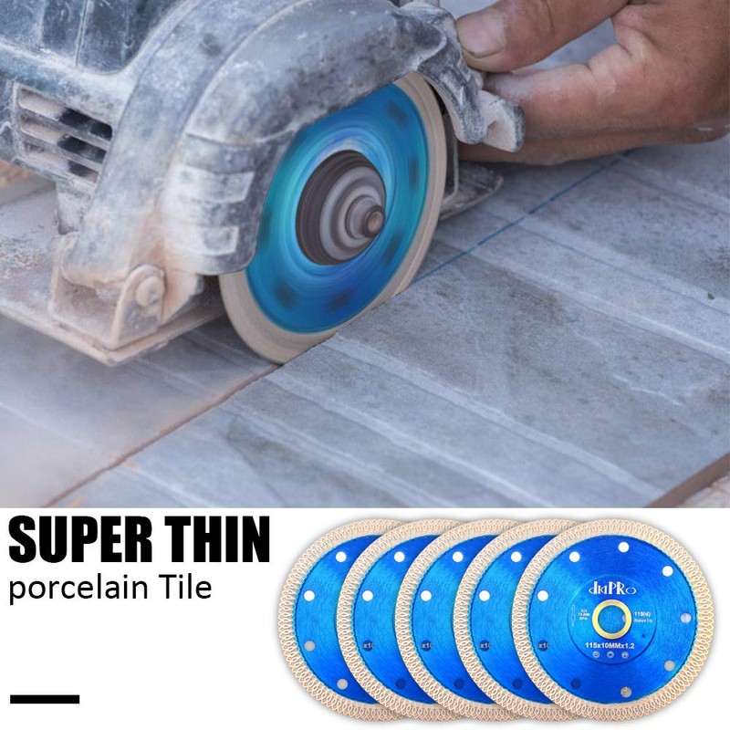 5Pcs/Lot Diapro Tile Blade 4.5" Super Thin Diamond Porcelain Cutting