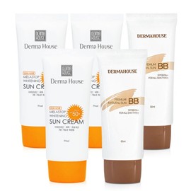 Whitening Sunscreen 50ml x 3 + BB Cream 2 / Whitening, Wrinkle Improvement, UV Protection Triple Functionality / 화이트닝 썬크림50mlx3개 +비비크림2개미백 주름개선 자외선차단 3중기능성
