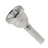 AUXBC 12C Silver Plated Trombone Mouthpiece, Baritone and Euphonium Mouthpiece,