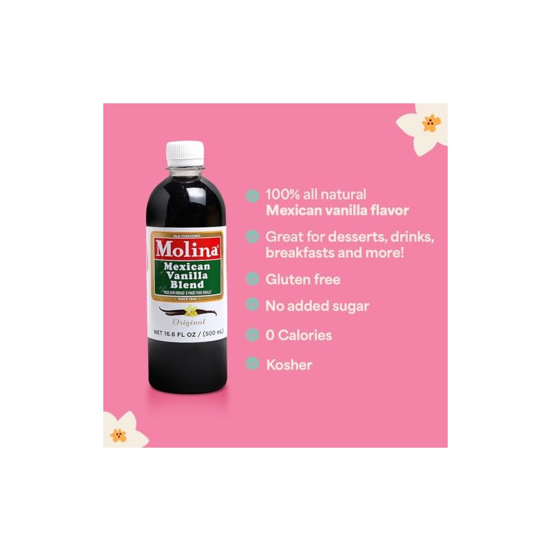 Molina Molina Vanilla Blend 16.6oz (500ml)