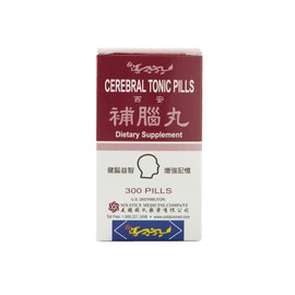 Cerebral Tonic Pills Bu Nao Wan (300 Pills) (1 Bottle) (Solstice)