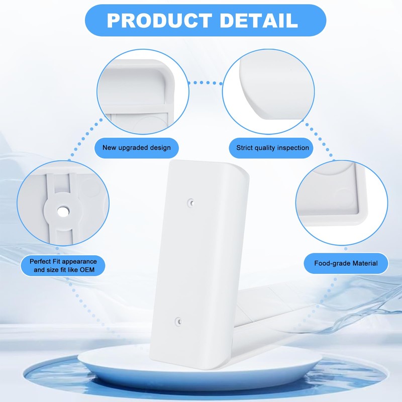 WP67005140 Refrigerator Freezer Door Handle Compatible with Whirlpool, Kenmore, Amana