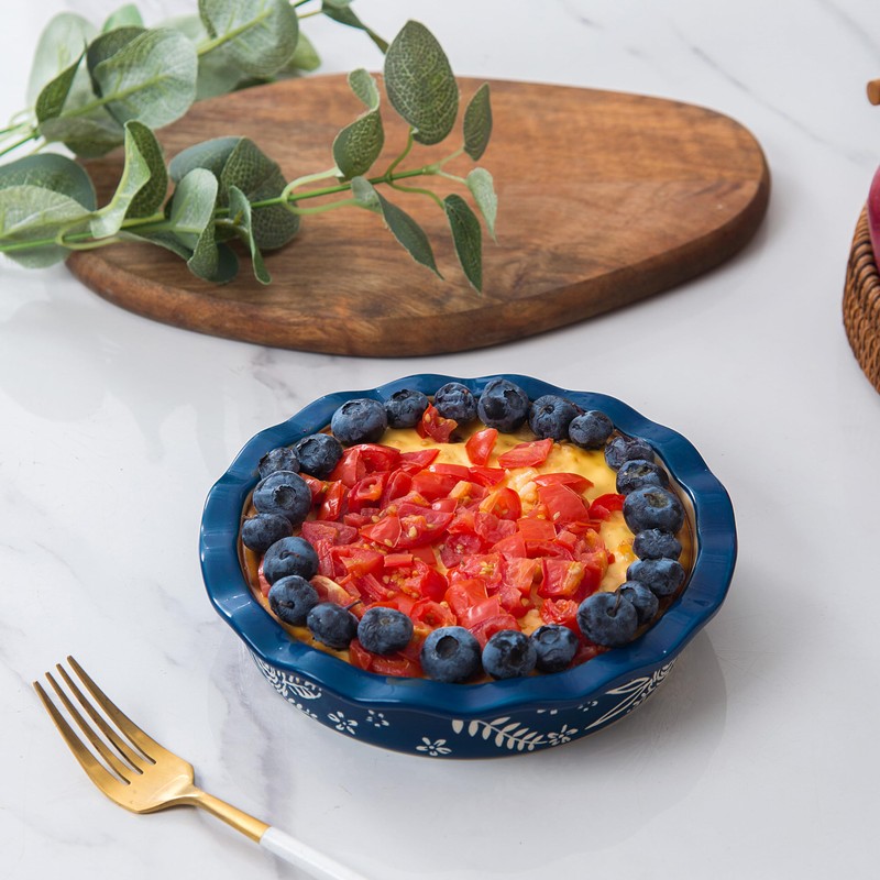 Wisenvoy Mini Pie Pans Ceramic Pie Plate Pie Pan Pie