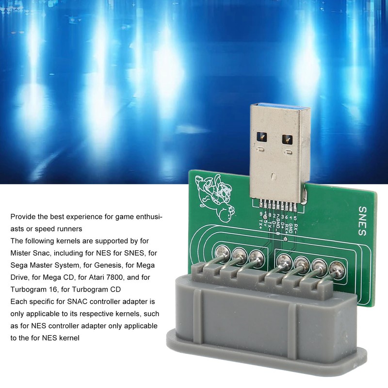 for SNES Adapter for SNES OEM Controller USB 3.0 for