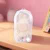 2pcs Protective Case for Dolls, 7.68x4.13 inch Waterproof PVC Clear