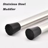 2 Pcs 8 Inch Stainless Steel Muddler for Cocktail, Cocktail