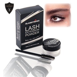 Hairlich® Glamstripes Eyelash Extensions, Eyelash Extensions with Fibres, Powder Fibres, Individual Eyelashes, Eyelash Volume, Eyelash Thickening, Eyelashes, Lashes Set, Long Eyelashes without Glue