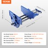 VEVOR Woodworking Vise, 13 inch Woodworking Bench Vise, Heavy-duty Cast