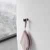 Keuco Black Matt Round Metal Towel Hooks Bathroom Guest Toilet