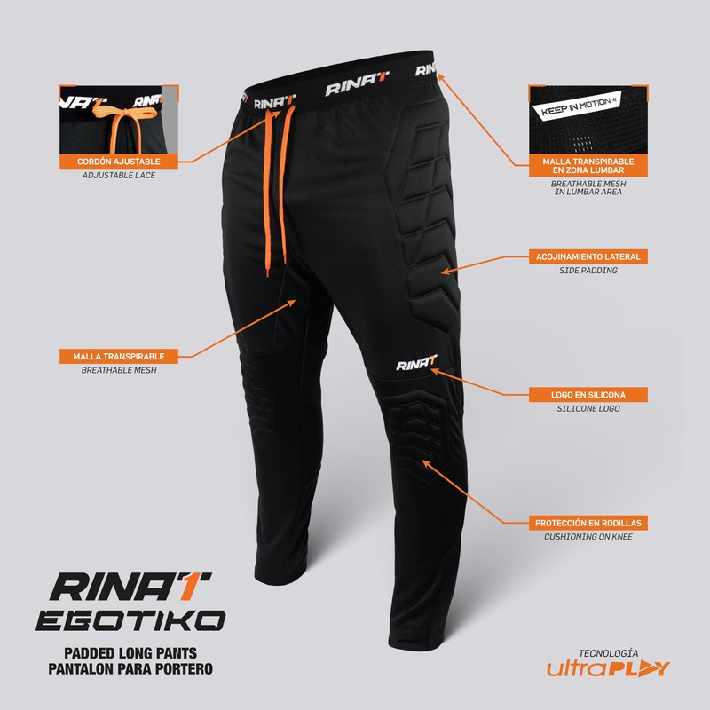 Rinat Egotiko Pant - Pantaloni Sportivi Unisex per Adulti