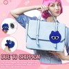 Equsion 48 Pcs Kawaii Keychains Bulk Cute Plush Keychains Fluffy