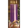 FA Dumont Nativity Advent Candleholder - Includes 5 Candles