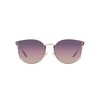 Coach HC7151D Sunglasses, Shiny Rose Gold/Transparent Purple, 63 mm