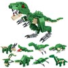 JTgugu Bausteine Set Jurassic Dinosaurier STEM 8 in 1 Bauspielzeug