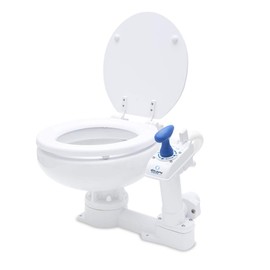 Albin Pump Marine Toilet Manual Compact Low - 07-01-003