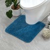 MIULEE Absorbent WC Toilet Rug Non Slip U Shape Bath