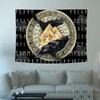 Arsey Nordic Mythology Viking Tapestry Valknut Ravens Art Wall Hanging