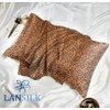 LanSilk Silk Pillowcase Eye Mask: 100% Natural Silk Travel Gift