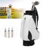 Vbestlife Mini Golf Bag Pen Holder with 3 Golf Club