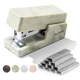 NUSIGN Mini Stapler with 830 Staples, Small Cute Desk Staplers, 25 Sheet Capacity, Fluid Green