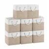 11x11 Inch Cube Storage Bins, 8 Pack Collapsible Fabric Storage