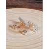 Wales/Welsh Dragon Stud Earrings/Ear Studs - 10mm W X 8mm