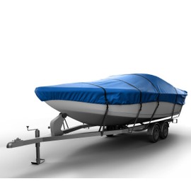 Seal Skin Covers Universal Boat Cover, Waterproof Marine-Grade Cover for 14'-16' L & Up to 90" W, Heavy-Duty & UV-Resistant, Ideal for Bass Boats, V-Hull, Fishing & Runboat