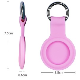 AirTag Schutzhülle aus Silikon für AirTag, dünn, leicht, Kratzfest, kompatibel mit AirTags 2021