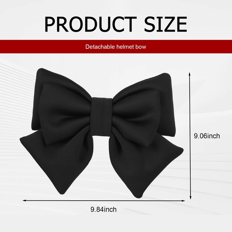 Merdege Bow Helmet Accessory, Removable Helmet Bow for Women, Cute