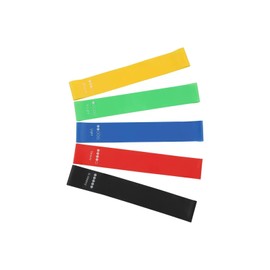 5 Different Levels of Exercise Resistance Bands, Suitable for Home Fitness, Yoga Beginner Elastic Bands, Men's and Women's Resistance Band Sets (varicolored)
