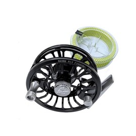 Enduro Reel 1/3, CNC Machined Billet Aluminum, Anodized Black Finish, Sealed Bearings, Smooth Stainless Steel Drag, Euro Nymph Line or Fly Line Sizes 1-5 Weight, Backing Line Included
