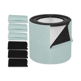 Facecool Replacement Filter Compatible with TruSens Z-3000 Air Purifier, 3-in-1 Filtration High-efficiency Activated carbon Pre-Filter, with 1 HEPA Filter + 4 Carbon Filters + 4 Pre-Filters (Large)