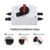 PV Solar Disconnect Switch 32A 4P IP66 Waterproof Photovoltaic Isolator