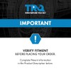 TRQ TRQ Front Left Forward Inner Fender Liner Drivers Side