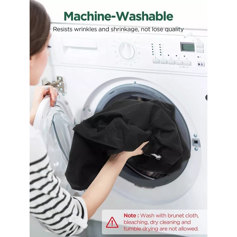 SANBREVE Mandil Delantal Para Chef Anti-agua Poliéster Algodón 2 Pcs