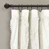 Lush Decor Avon Window Curtain Ivory Panel for Living, Dining