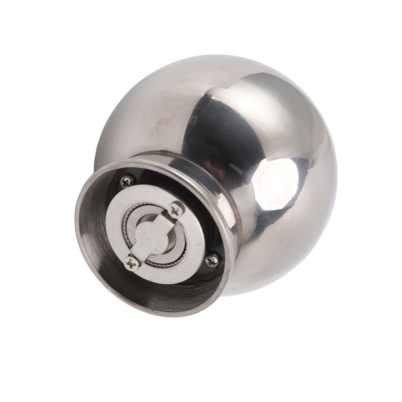 Pepper Grinder with Long Crank 304 Stainless Steel Round Hand
