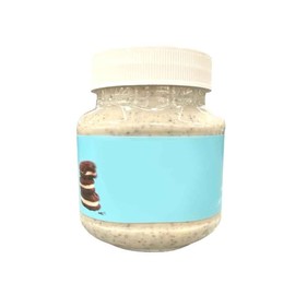 Cookies and Cream Spread, Chocolate Cocoa Cookie Pieces, For Pancakes Waffles Toast, Snack Snacking Food Gift Treat, 1 BG Jar, 13oz