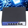6 Port PoE Switch 1.2Gbps Ethernet Switch Unmanaged Plug and