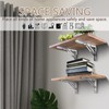 Folding Shelf Brackets 12 Inch, Pynsseu Heavy Duty Stainless Steel