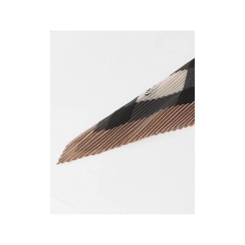 Daks (신세계센텀점)DCSC3E517W2 PLEATS브라운 체크 미디움 플리츠 스카프 (Duty-Free Shinzai Centum)